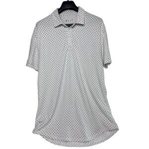 BYLT Polka Dot Polo drop cut/tail LUX Size X-Large